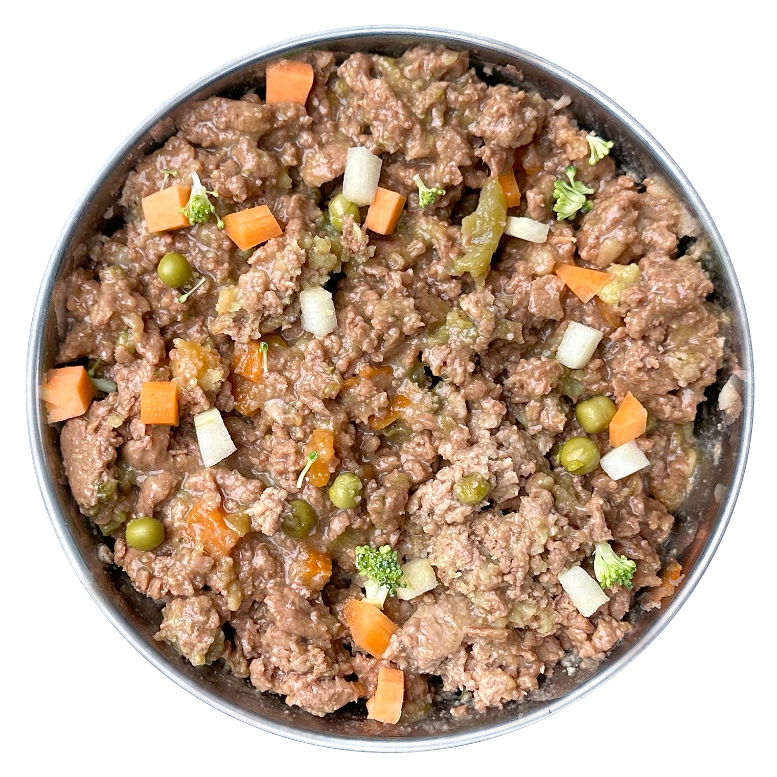 Agneau à la patate douce, pomme et lentilles (verre)