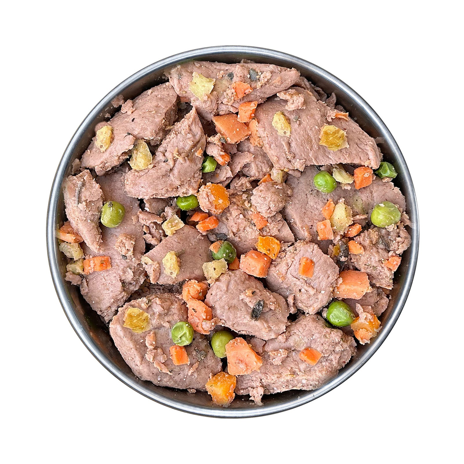 Poulet à la patate douce, carotte et potiron (500g)