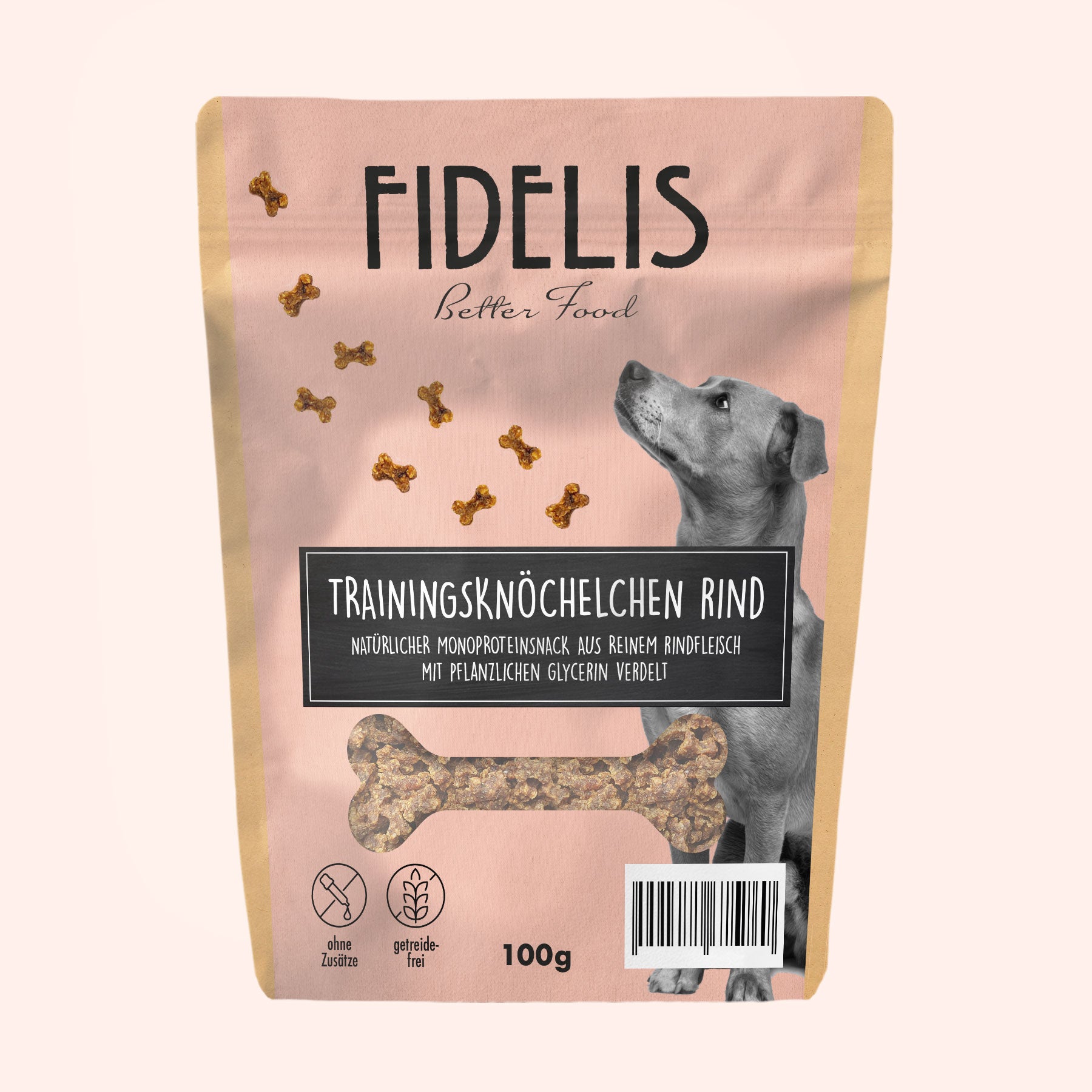 Photo Fidelis Training Treats Mini Os de Bœuf (100g)