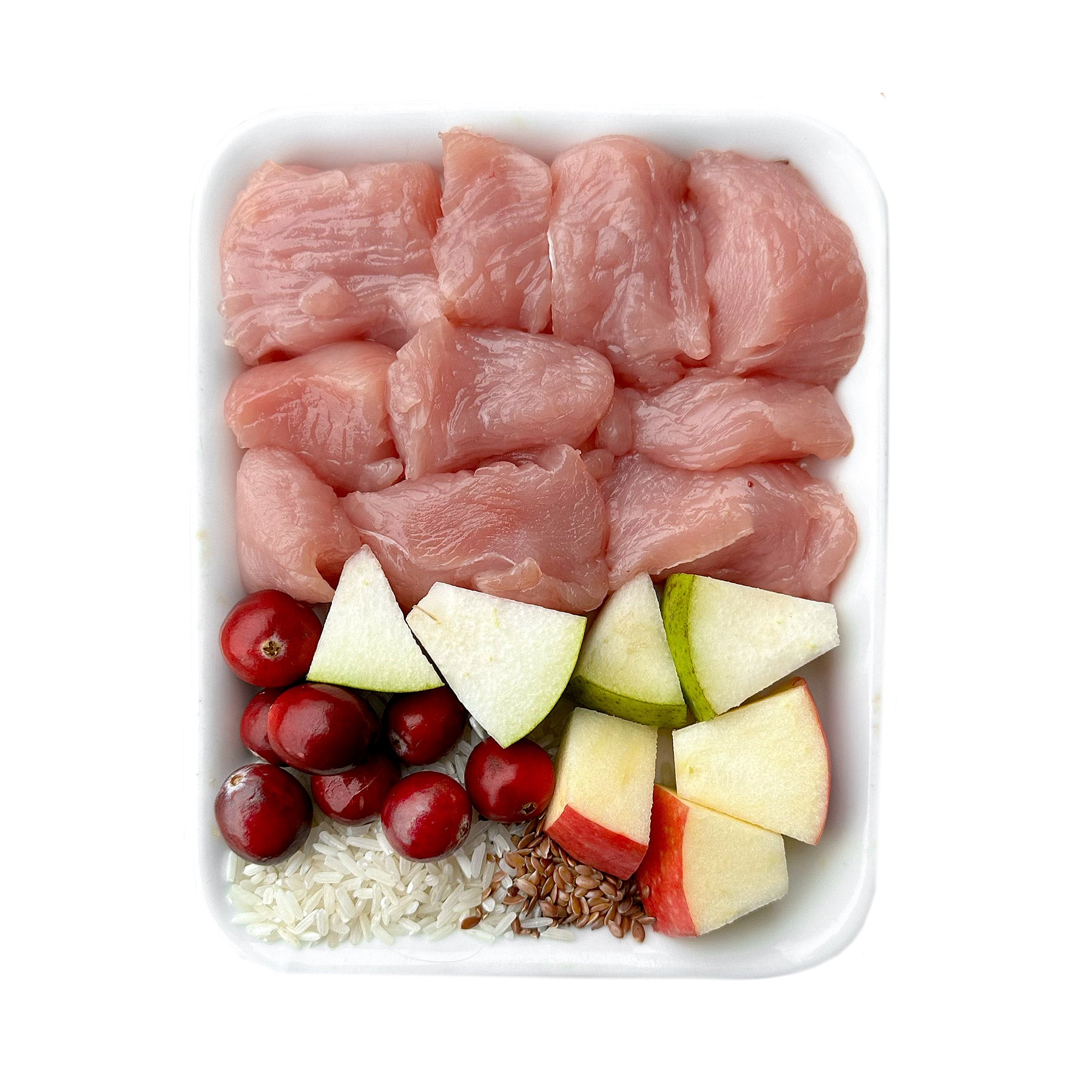 Lapin au riz, carottes et canneberges (500g)
